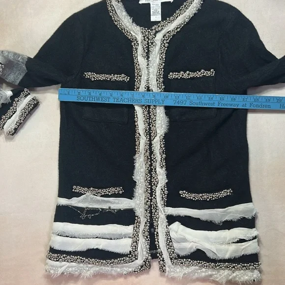 diane von furstenberg black cardigan